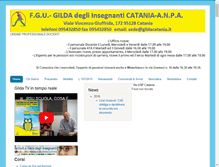Tablet Screenshot of gildacatania.it